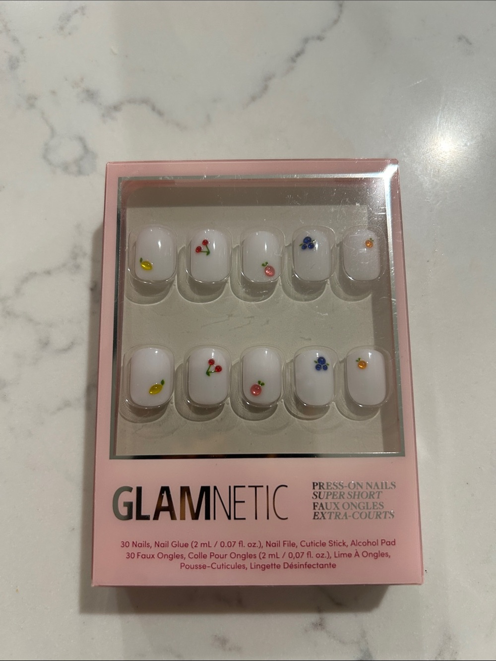 Glamnetic super short press on nails